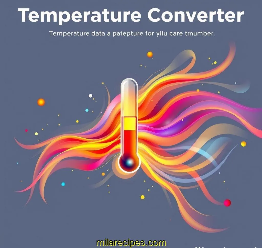 Ilustración del concepto de 3 Pasos: Tu Indispensable Conversor de Temperatura Eficiente