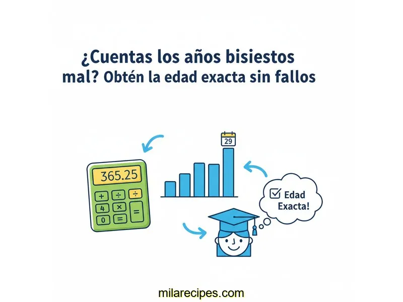 ¿Cuentas los años bisiestos mal? Obtén la edad exacta sin fallos