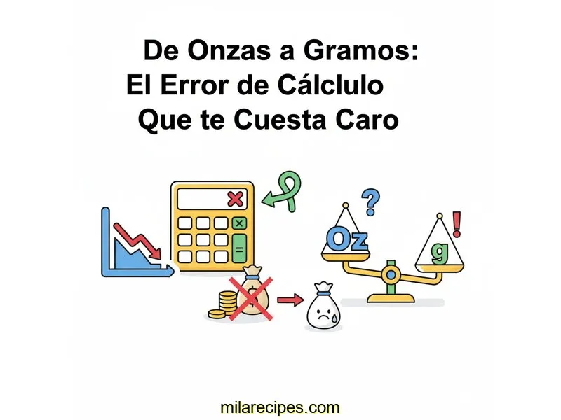 De Onzas a Gramos: El Error de Cálculo Que te Cuesta Caro