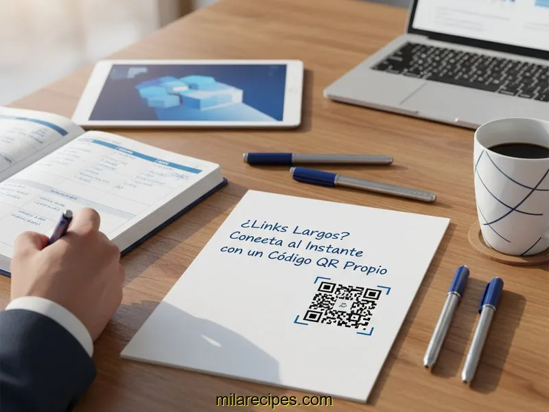 Ilustración para la guía de ¿Links Largos? Conecta al Instante con un Código QR Propio
