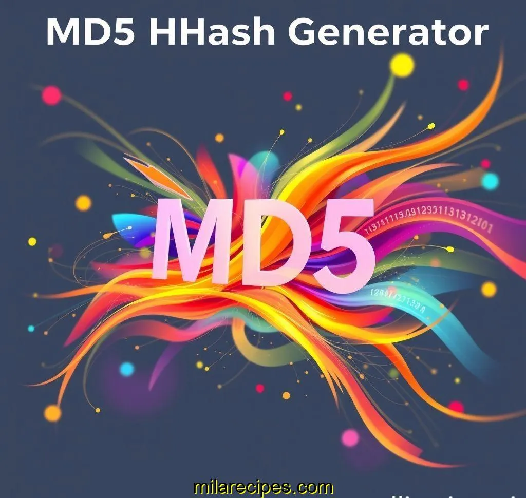Ilustración del concepto de MD5 Hash Generator: La 1 Clave Indispensable para tu Eficiencia