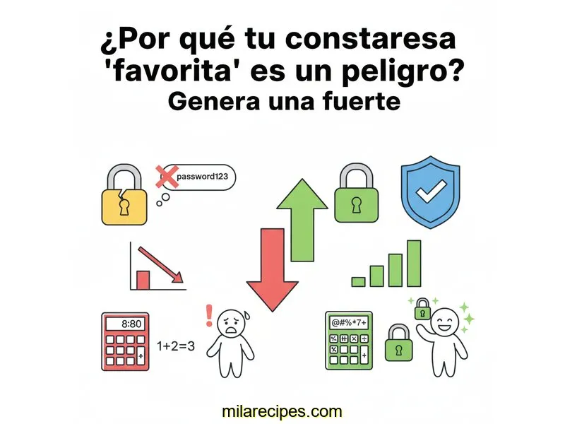 ¿Por qué tu contraseña 'favorita' es un peligro? Genera una fuerte