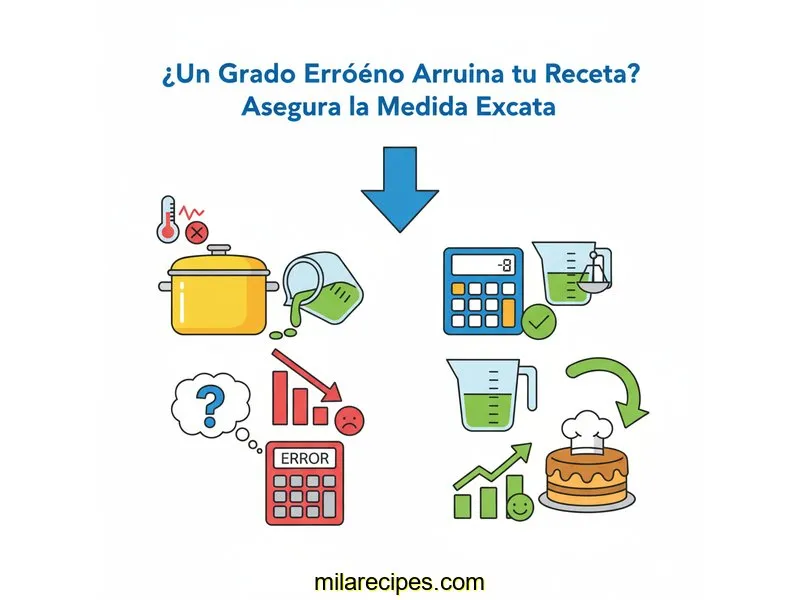 ¿Un Grado Erróneo Arruina tu Receta? Asegura la Medida Exacta
