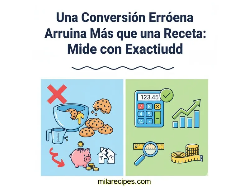 Una Conversión Errónea Arruina Más que una Receta: Mide con Exactitud